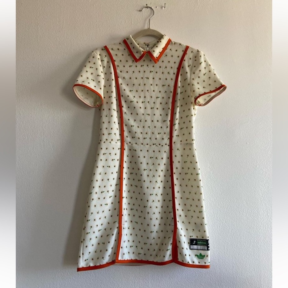 Opening Ceremony x Adidas collab collar mini dress